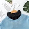 Fashion Women's Lace Floral Shirt Fake Collar Removable Mujer Faux Cols Sweater False Collar Lapel Shirt Blouse Detachable Decor