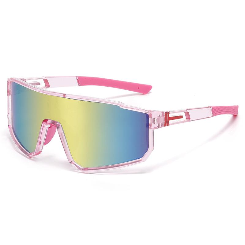 Cross Border New Riding Sunglasses Windproof European American Integrated Outdoor Sports Goggles Fashionable Colorful