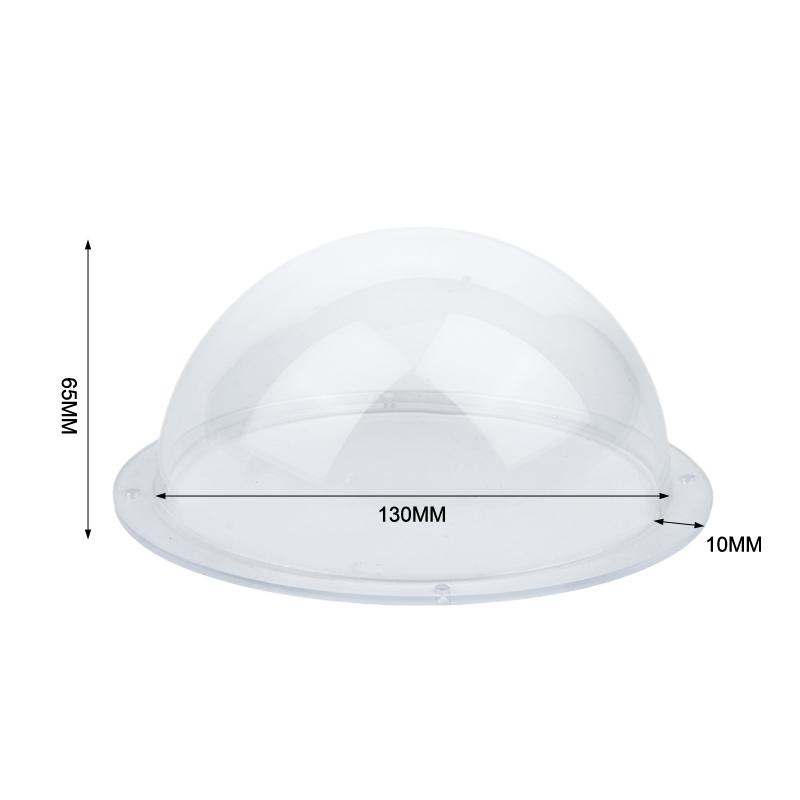 High Clarity Clear Security Camera Dome Cover Acrylic Hemisphere Replacement for Factory Outdoor Surveillance Use