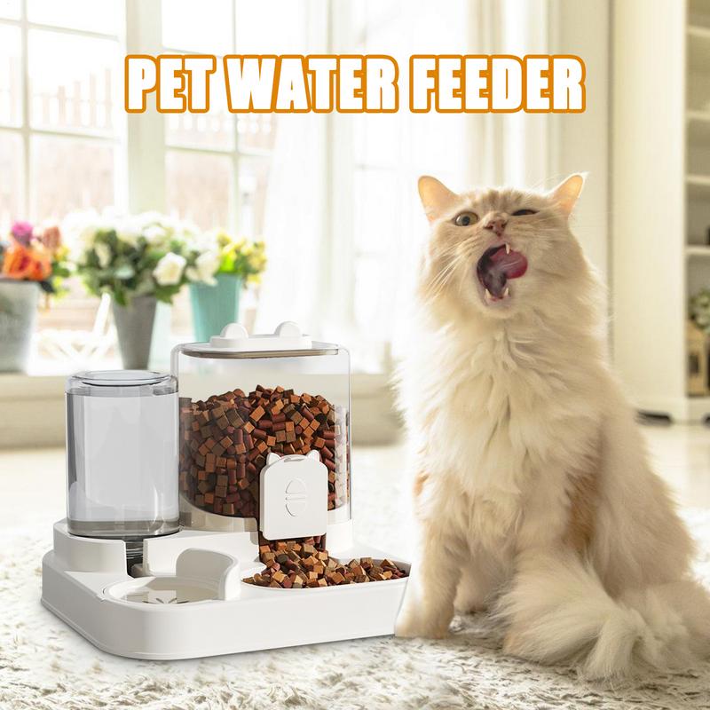 1.8L Auto Feeder for Pets Automatic Pet Feeder Watering Detachable Food Bowl Automatic Circulation Drinking Water Feeder