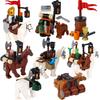 MOC Notice Board Building Block Set Bee Farm Fountain Bonfire Stove Medieval Town Street View Water Wall Bridge Road Sign Brick Toy