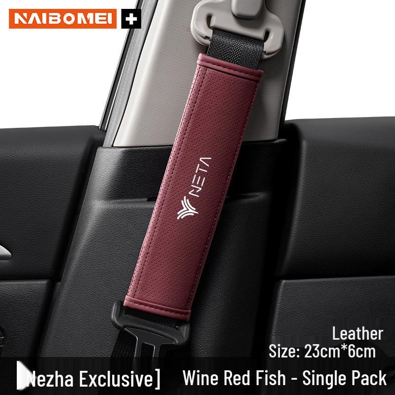 Nezha Car Seat Belt Shoulder Pad Protector for U/V/S N01/03E-TAKE Models - Interior Accessory