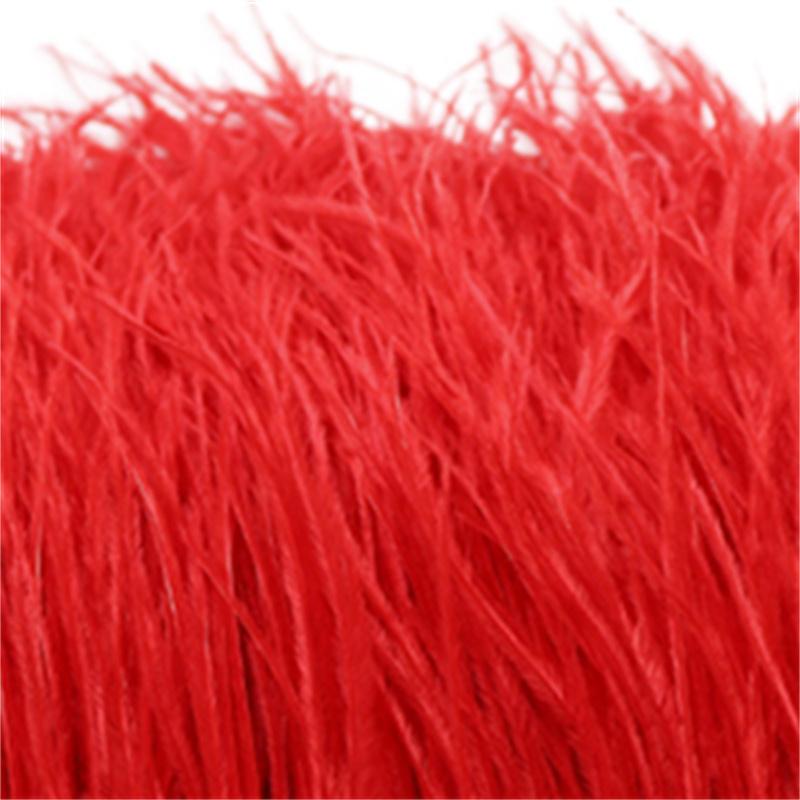 Feather1 Bundle Piume di Struzzo Naturali Filo Colorato 10-15/15-18CM Piumaggio Soffice Per Abiti Borsa Decorazione Artigianato Cucito