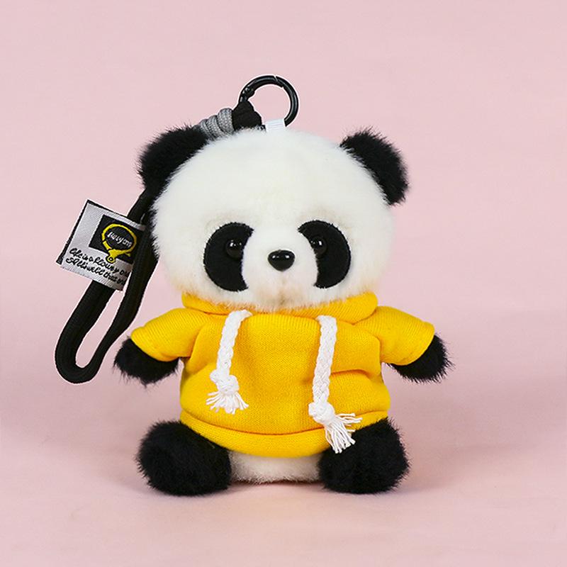 Premium Scented Panda Pendant Backpack: Dressed-Up Panda Doll In Various Styles