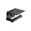 Multifunction 2 In 1 Space Aluminum Tissue Holder Toilet Paper Storage Rack Mobile Phone Shelf Bathroom Accessories Golden