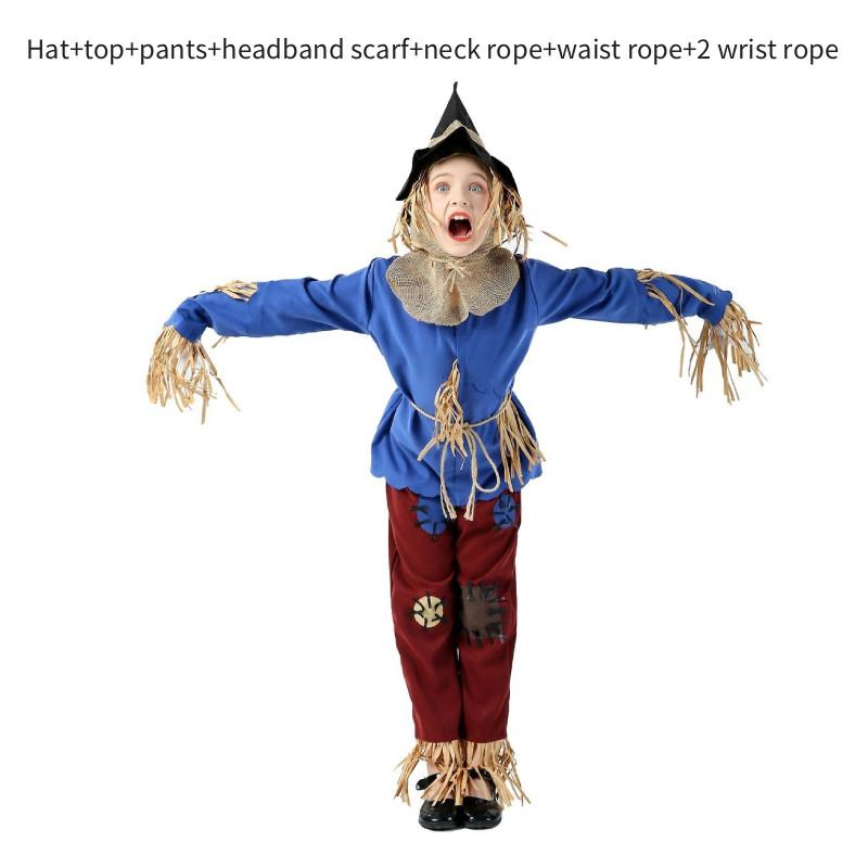 Of The Wizard Oz Scarecrow Role Playing Children Costume Set For Halloween
