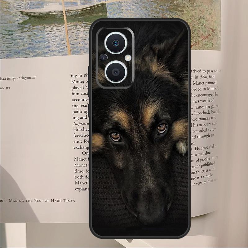 German Shepherd Dog Cover For OPPO Reno 11F 12F 13F 14F 14 10 11 13 Pro 7 8 Lite OPPO Find X8 X6 X5 X9 Pro Case