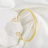 European and American New Simple Women's Hand Jewelry LOVE Open Bracelet Geometric Bracelet Jewelry