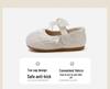 Spring 2026 Girls' First Walker Bow Princess Shoes - Soft Sole Leather, Fashionable & Versatile.
