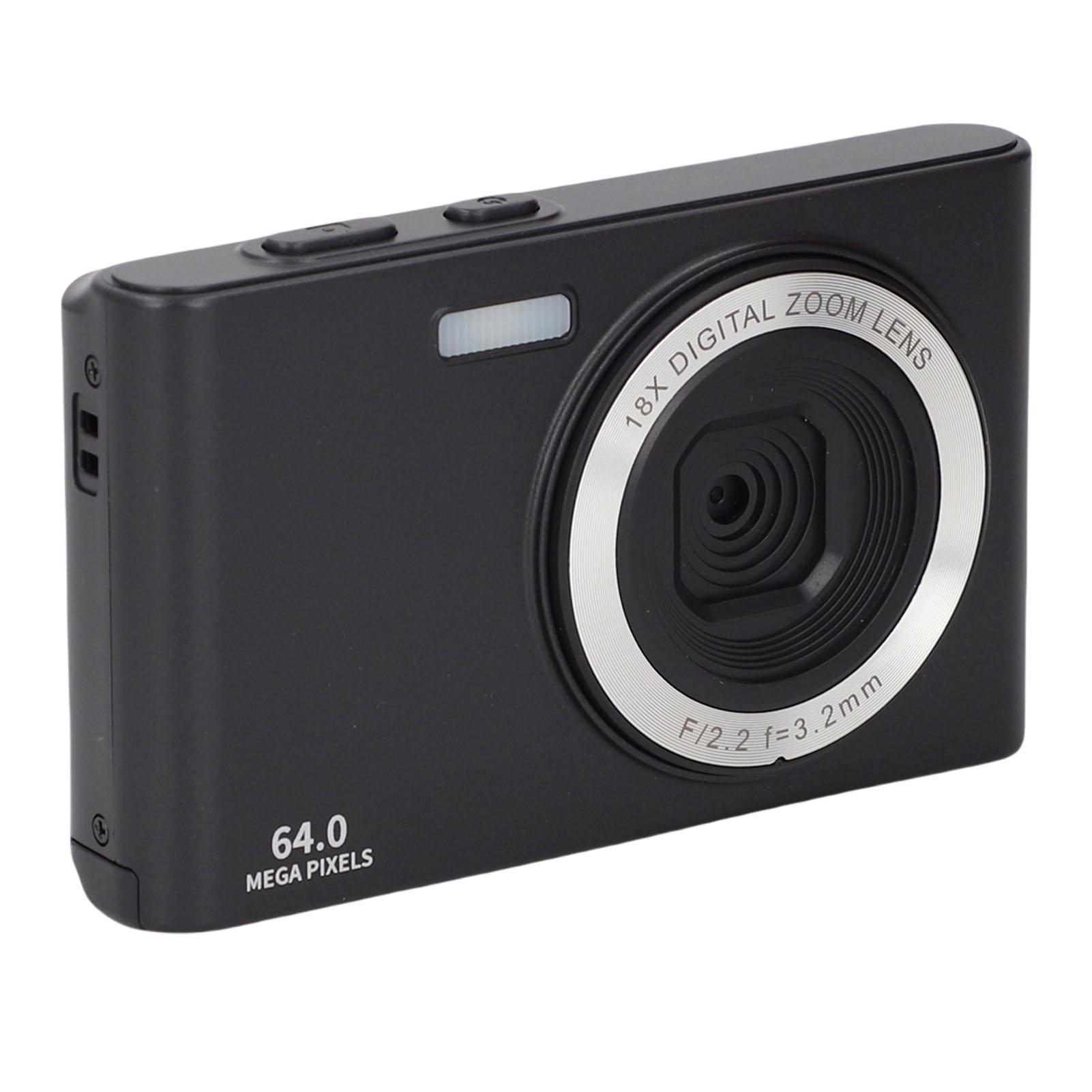 

Ретро Камера 4K Відео 64МП Фото 18X Цифровий Зум Студентська Камера для Тревел Фотографії Срібляста чорний