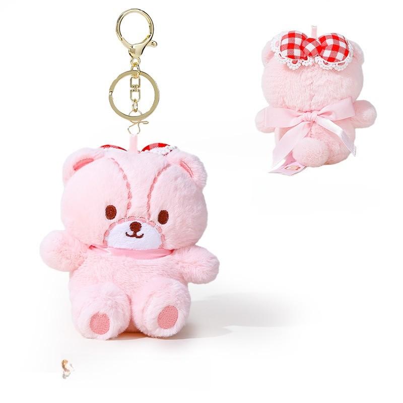 Милый Плюшевый Брелок-Мишка My Melody Милый Животный Аксессуар Подростки Дети розовый