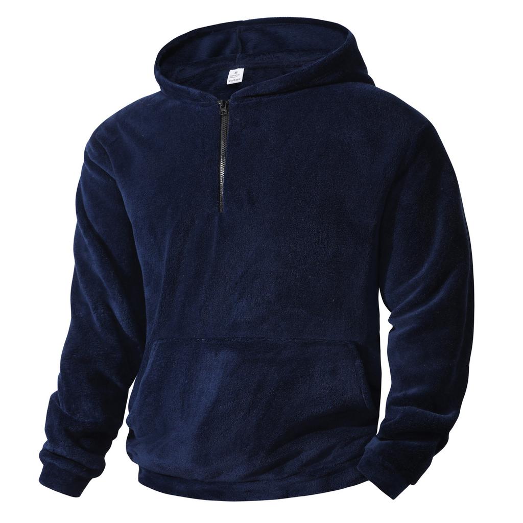 Men's Zipper Stand Up Collar Casual Cardigan Jacket