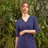 Lipbbam Creora Romona 3 4 Sleeve Long Wrap Dress Ldm10dj01