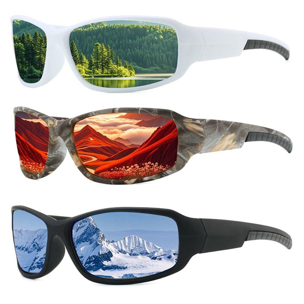High Quality Classic Sunglasses Anti-Glare UV400 Protection Fishing Sunglasses Sport Design Lightweight Men's Shades Sport