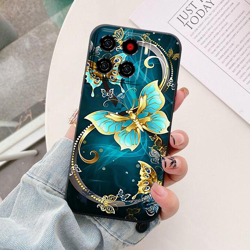 For ZTE Blade A36 4G Phone Case Astronaut Silicone Camera Protection Back Cover For ZTE Blade A56 A76 5G A 36 Funda Coque Shell