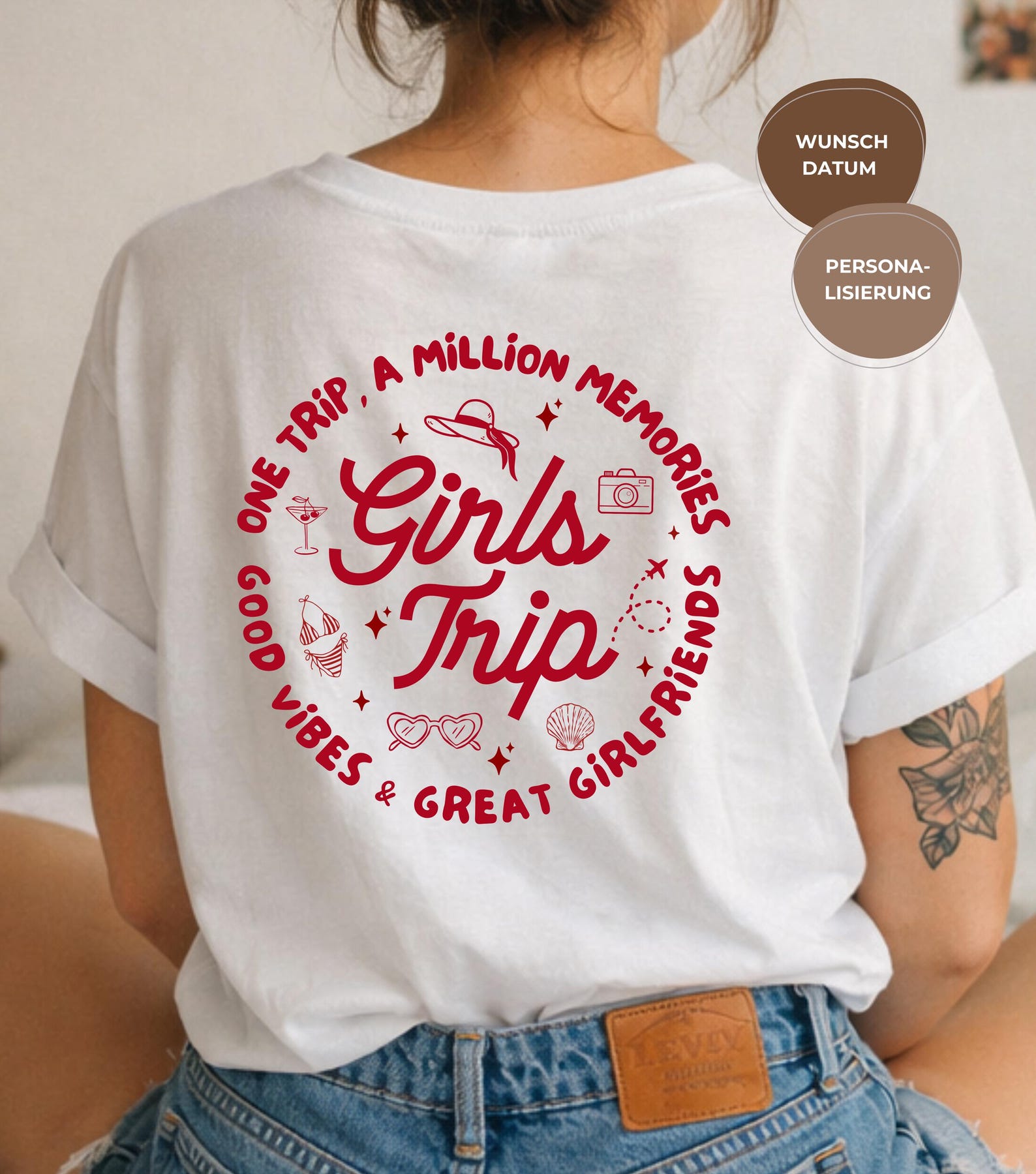 Personalized Girls Trip Shirt | Girls Weekend Shirt | Girlfriends Trip Outfit | Bachelorette Party Shirt | Girls Vacation Shirt XL