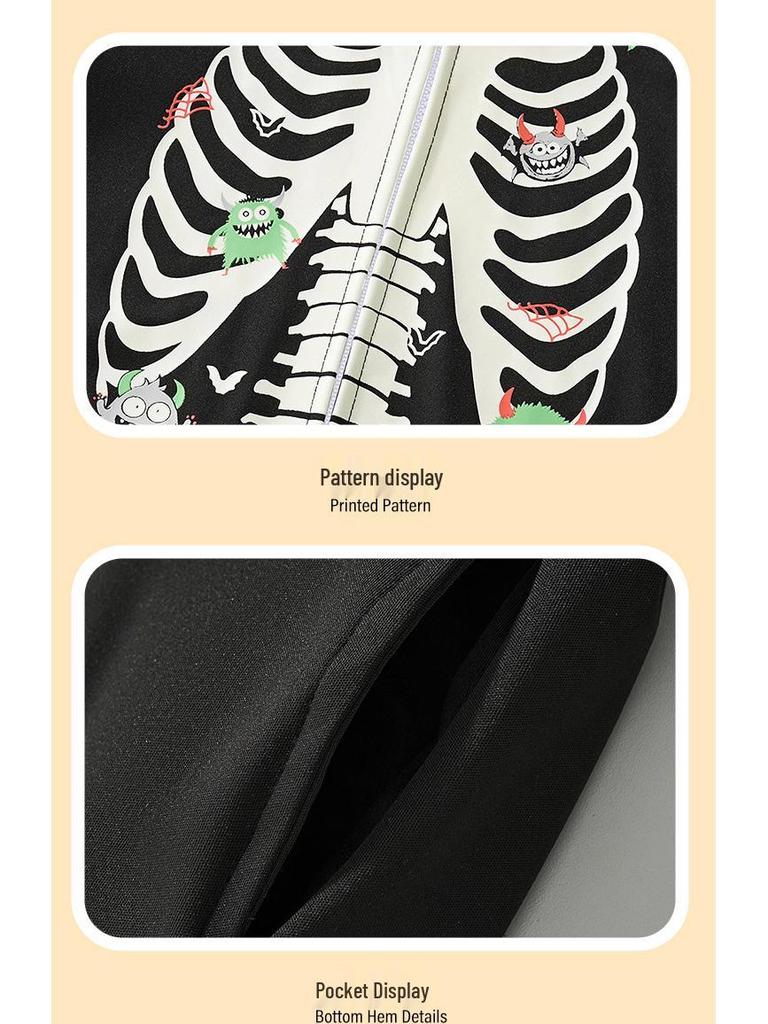 2025 Herbst/Winter Leuchtende Halloween-Onesie-Pyjamas für Kinder & Familie