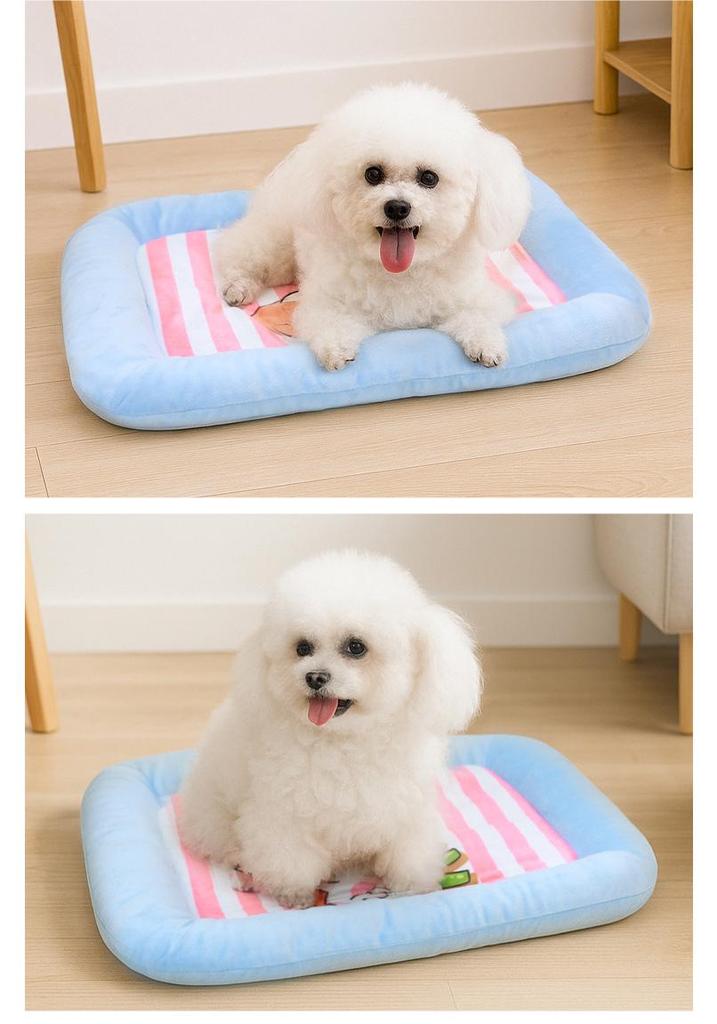 Four Seasons Thickened Warm Cotton Pad for Small/Medium Dogs and Cats - Portable Pet Sleeping Pad