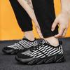 Fashion 2025 Autumn New Men's Strip Design Fashion Casual Low Top Thick Sole Shoes Fly Weave Breathable Mesh Comfortable Chunky sneakers