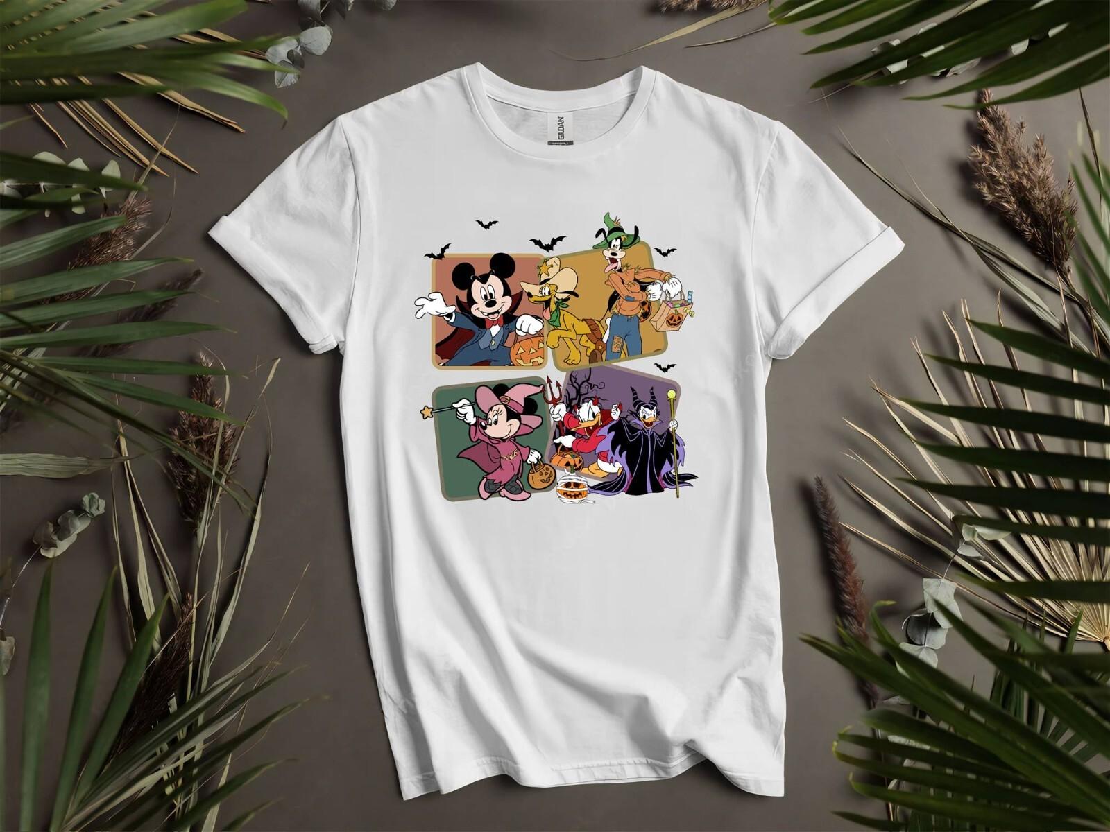 Halloween Cosplay Mickey s Friends T-shirt T shirt Men Women Unisex Tshirt I224 M