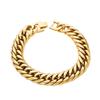 Stainless Steel Men's Trendy Cuban Hip Hop Titanium Bracelet
