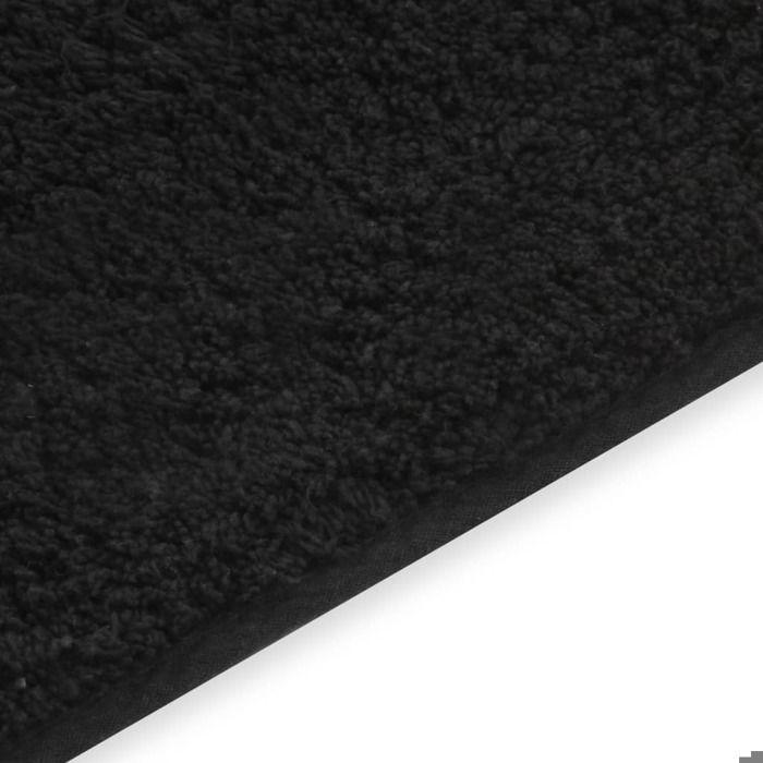 Tapis de salle de bain tissu vidaXL (x2)