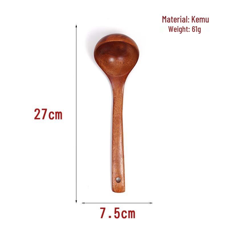 

Diruien Teakwood Kitchen Spoons for Non-Stick Cookware