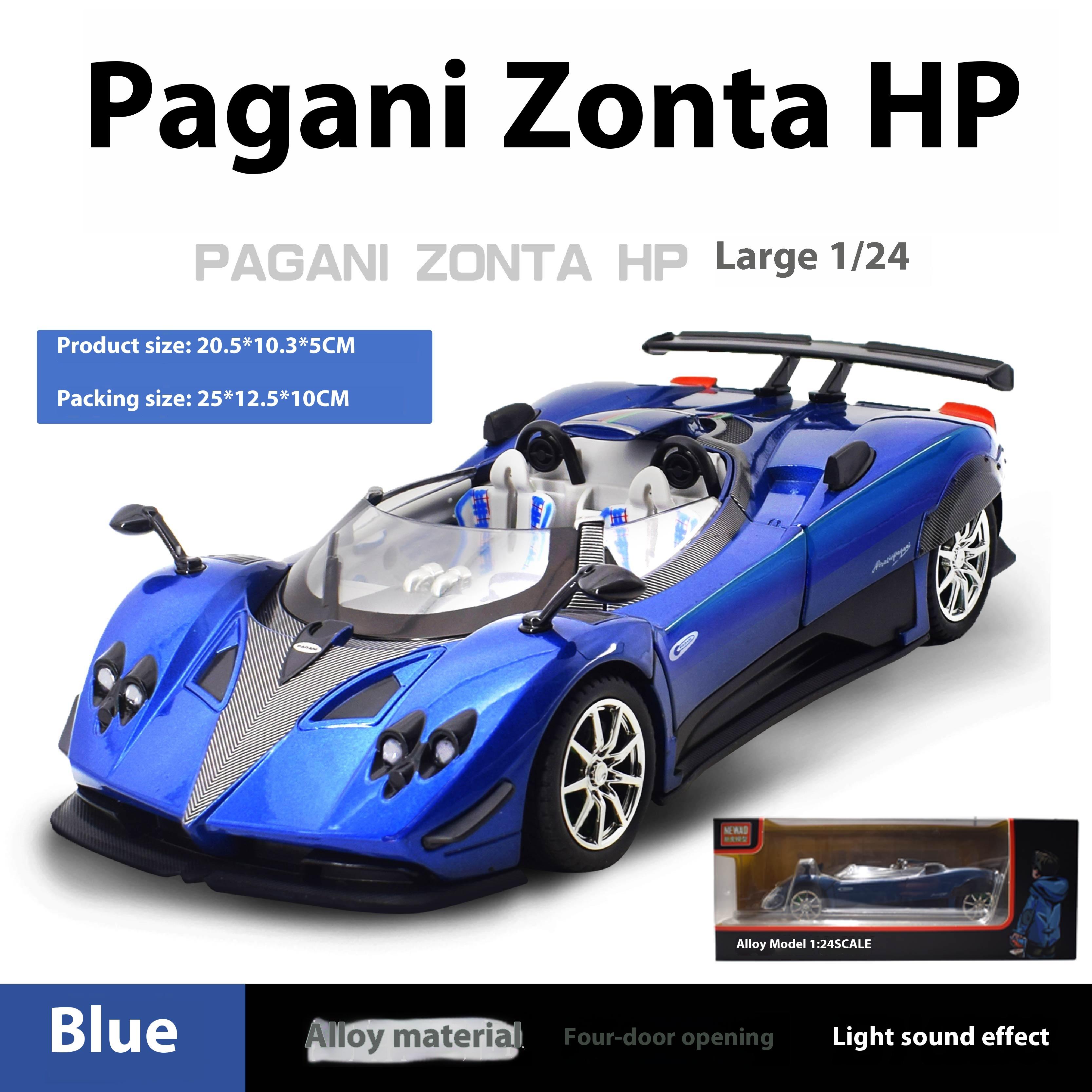 

Масштаб 1/24 Pagani Zonda HP Barchetta Обмежена Версія Кабріолет Суперкар Металевий Литий Модель Автомобіля Незалежний Дизайн DIY Подарунки