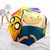 Adventure Time Friendship Automatic Open/Close Umbrella   Compact Travel Umbrella, 8 Rib Heavy Duty Construction, Ideal Gift, 105