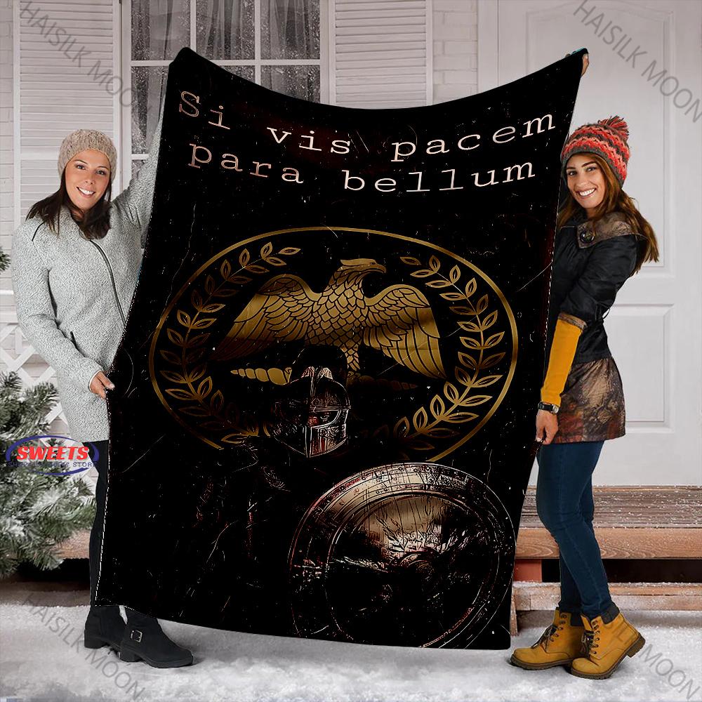 15 Styles Distant Mysterious Roman Empire Print Fluffy Throw Camping Blanket for Children Sofa Throw Thin Blanket Fashion Gifts