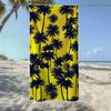 Palm Tree Silhouette Beach Towel, Soft Quick-Drying, Perfect For Portable Outdoor Travel, Swimming, Camping And Summer Beach