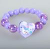 Colorful Sparkle Bead Bracelet for Kids - Princess Jewelry Gift