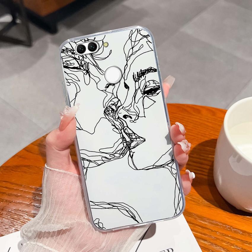 For Huawei Nova 2 2S 3 3e 4 4e 5 5i 7i 6 7 SE Luxury Clear Phone Case Beautiful Butterfly Wing Pattern Soft Silicone Anti Fall Shell For Huawei Casing