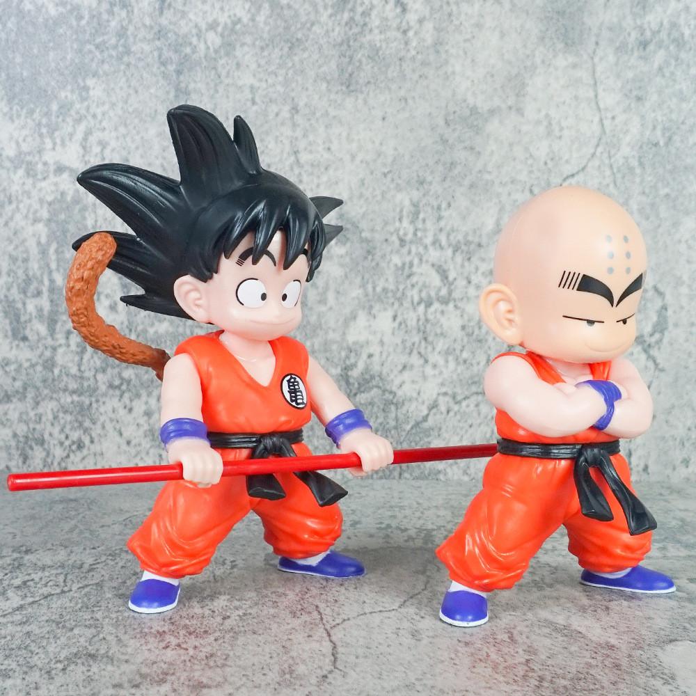 Dragon Ball Goku And Kuririn Pvc Action Figure For Collectors And Kids