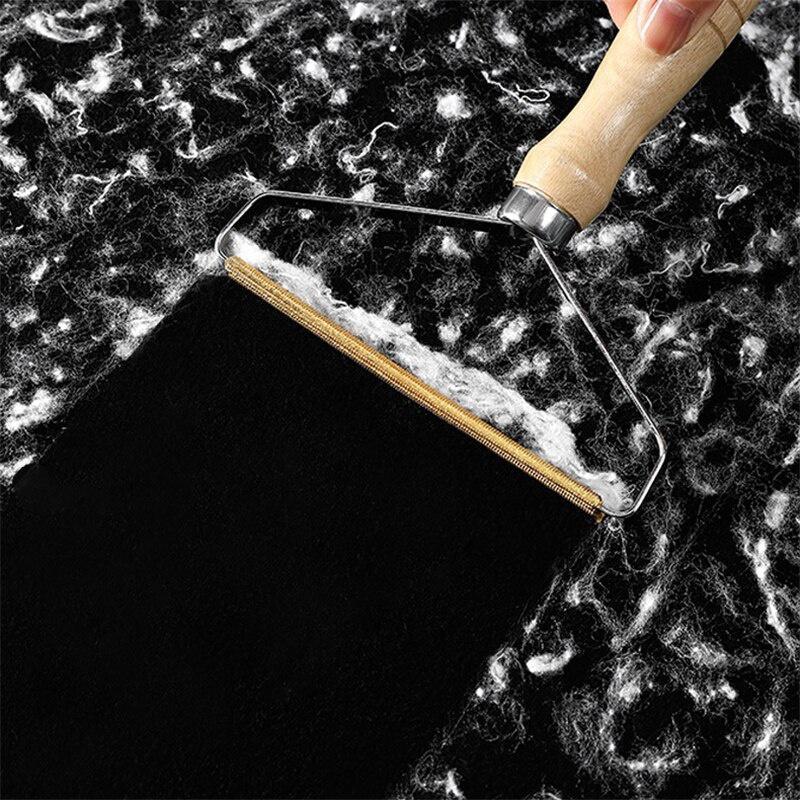 Portable Manual Lint Remover Pet Hair Remover Brush Lint Roller Sofa Clothes Cleaning Brush Tool