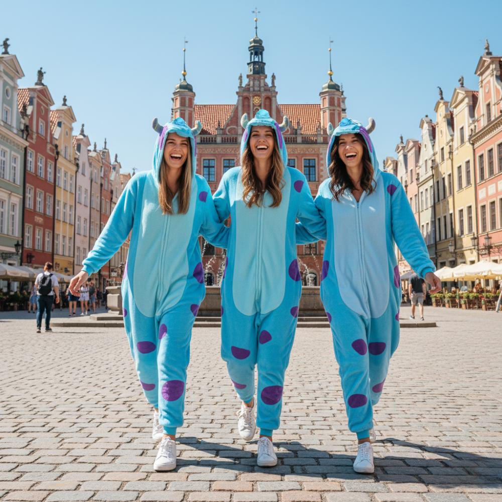 Sulley Příšerky s.r.o.. Kigurumi overalový kostým - M