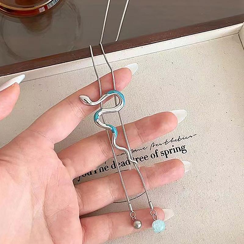 Simple Long Pull-Out Adjustable Necklaces For Women Girls Luxury Elegant Versatile Necklace Jewelry Accessories Gifts