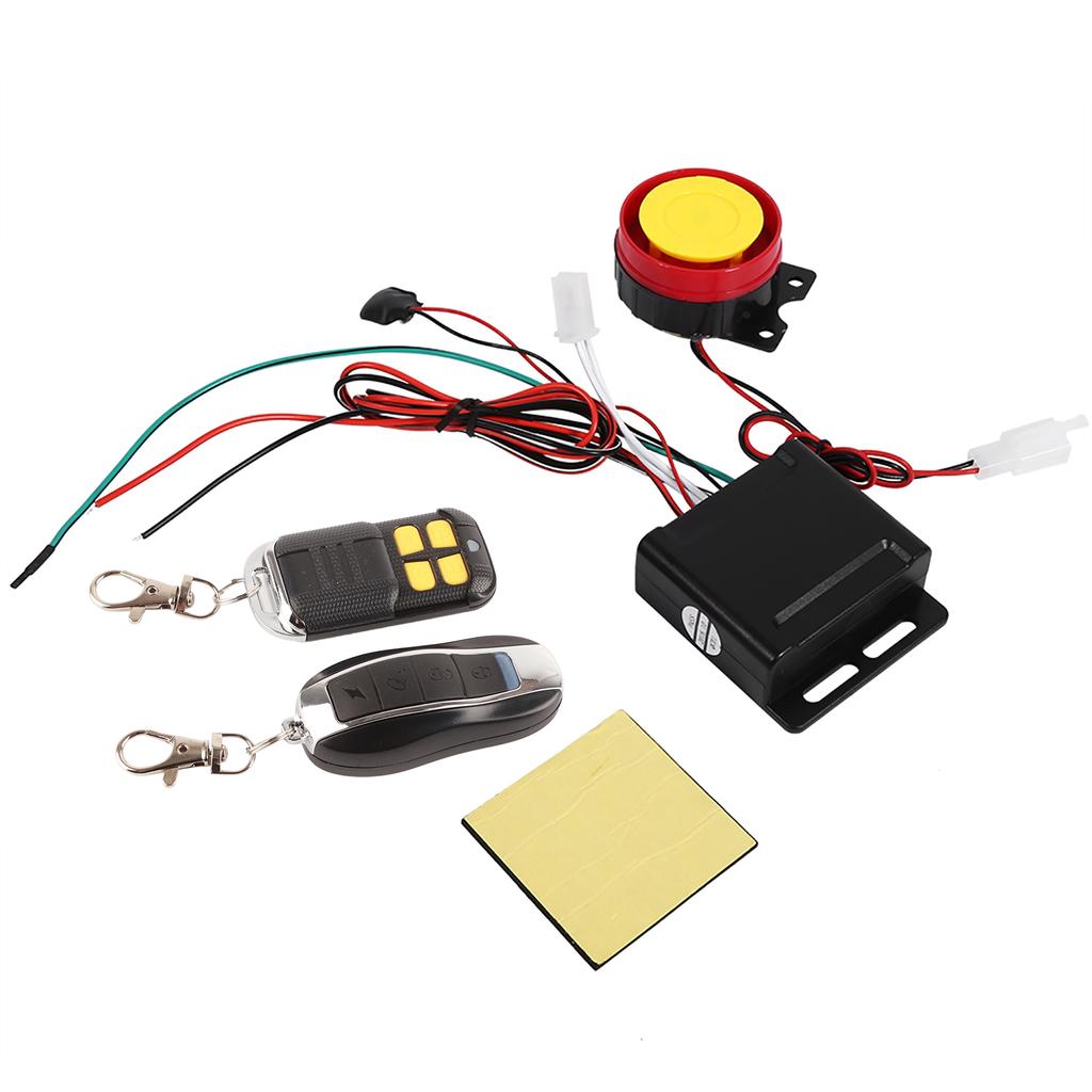 Anti Theft Security Alarm Motorcycle  Anti Theft Security Alarm System Remote Control 12V Anti Theft Security Alarm System