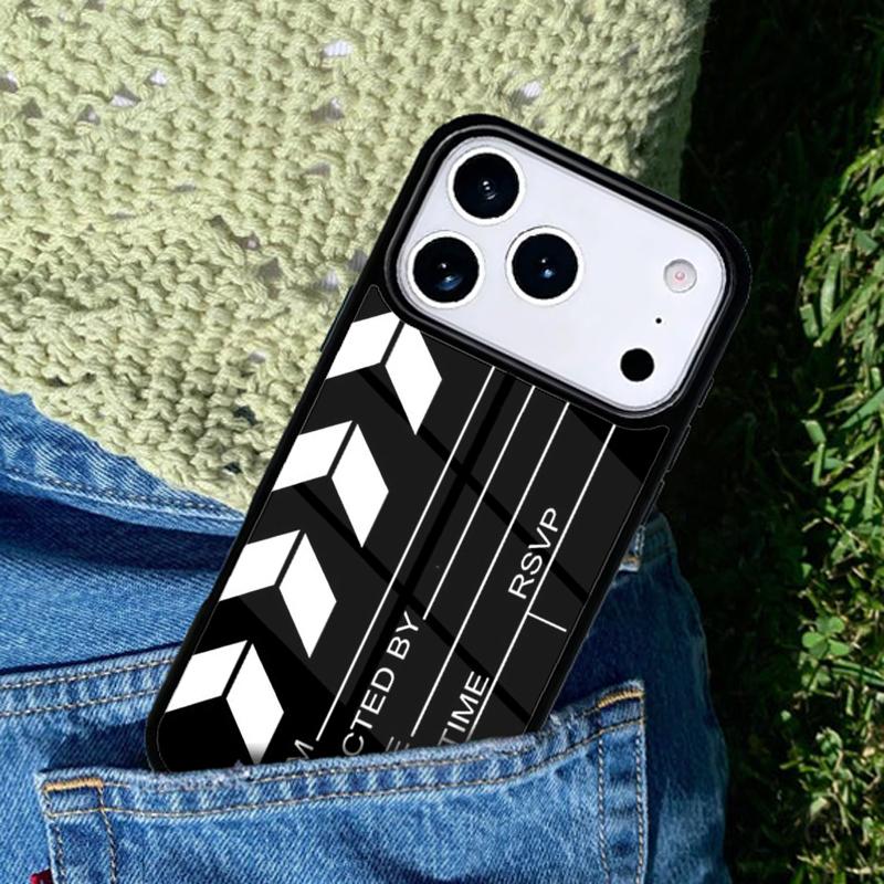 Clapper board Phone Case Cover for IPhone 11 12 13 14 15 16e 17 Pro Max Coque for IPhone 17 Air