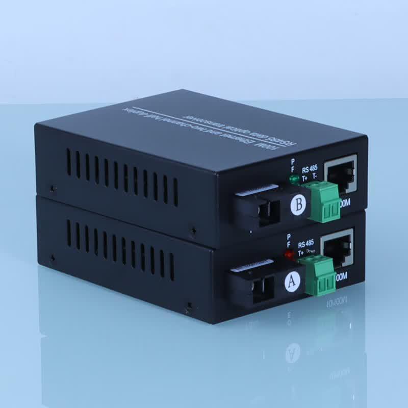 Commercial Grade 100M Ethernet & RS485 Fiber Optic Transceiver