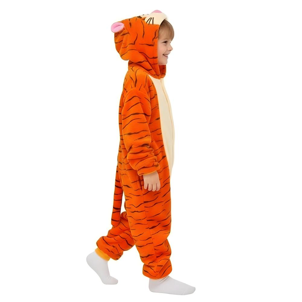 Piżama Onesie Kigurumi Kostium Przebranie Tygrysek 125-135Cm