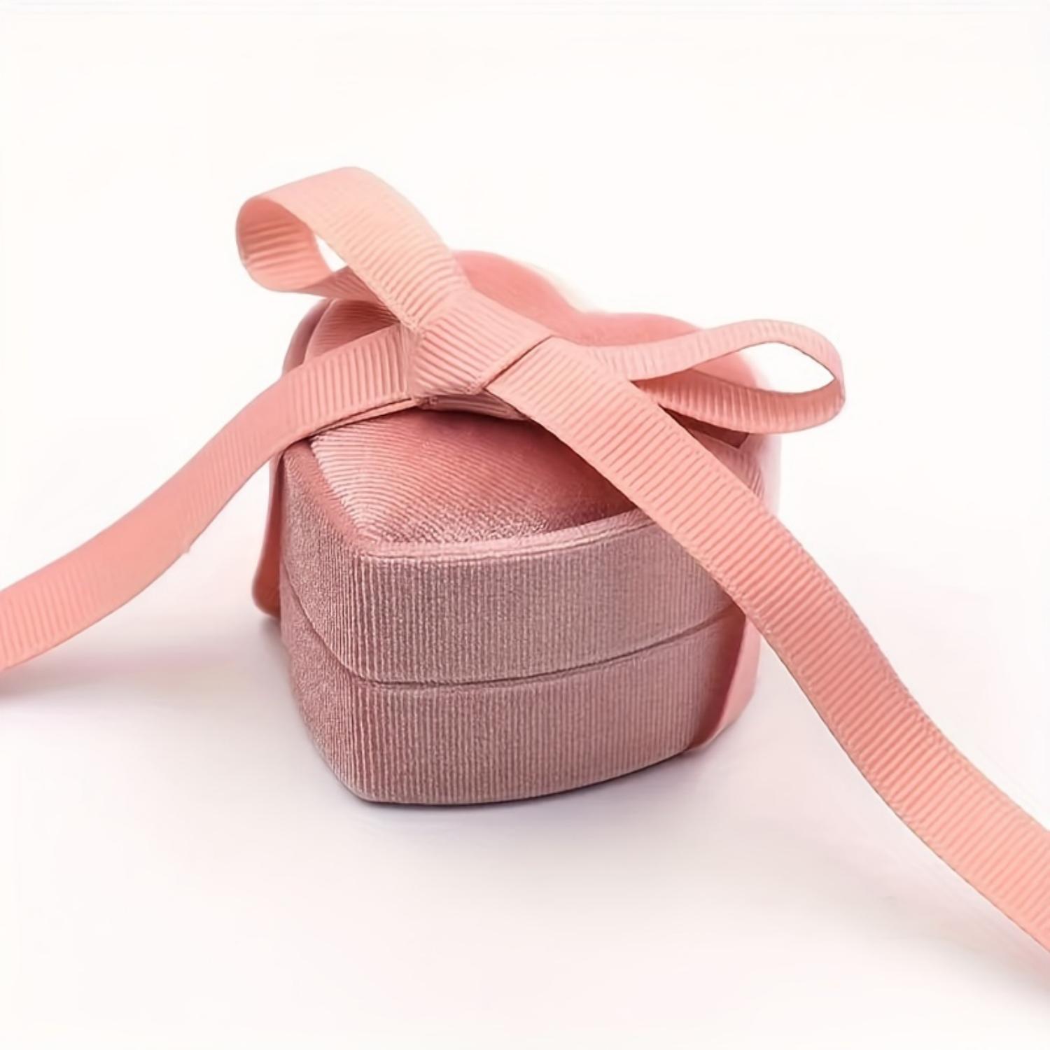 

1 шт. Премиальная подарочная коробка для хранения ювелирных колец, Винтажная подставка-держатель для демонстрации колец для свадебной церемонии, Предложения, Помолвки