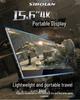 15.6" 4K Touch Portable Gaming Monitor with Built-in Battery for PS4 and Switch