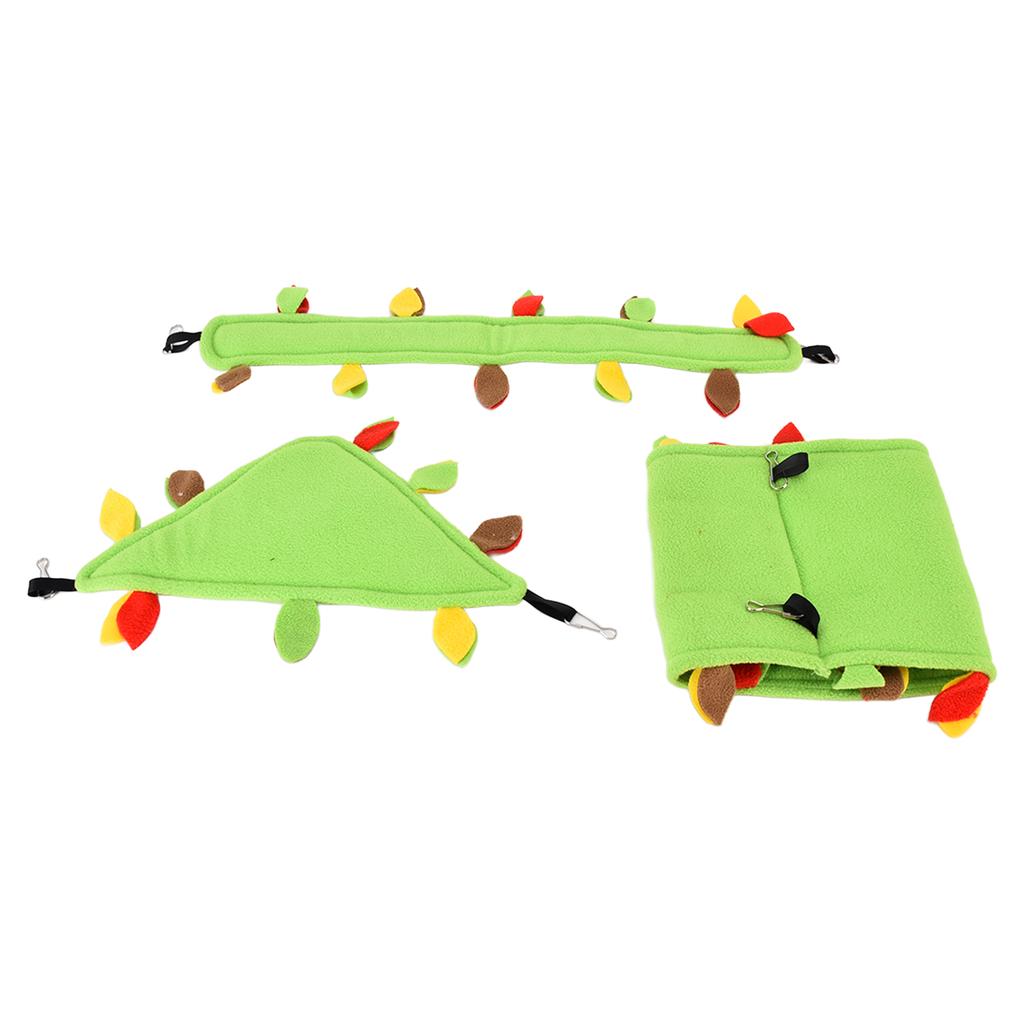 3 Stück Vogelnest Hängematte Hängenest Hängender Tunnel für Gleithörnchen Eichhörnchen Hamster Spielen Schlafen