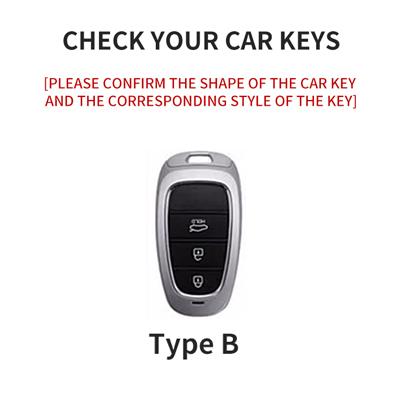 Suede Car Key Case Cover For Hyundai I30 I10 I40 Ix35 Elantra Ix25 Rina Festa Santa Fe Sonata Solaris Sonata Hybrid NEXO Tucson