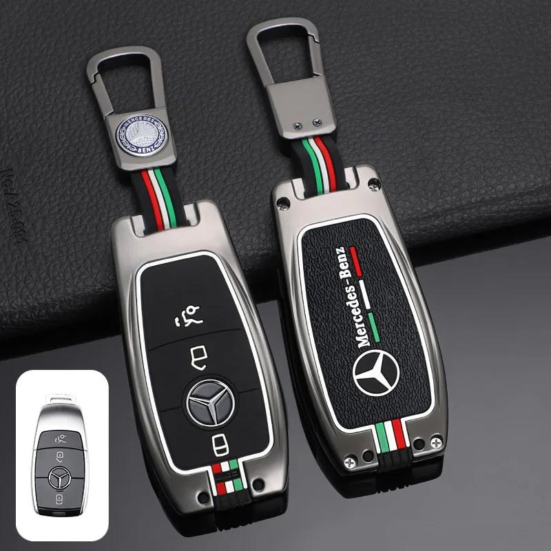 YWP4 Fashion Zinc Alloy Car Remote Key Case Cover For Mercedes Benz A C E S G Class GLC CLE CLA GLB GLS W177 W205 W213 W222 X167 AMG