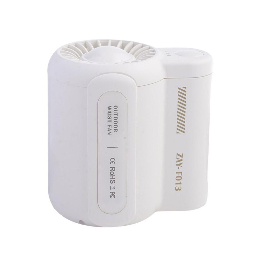 Portable Waist Hanging Fan 3 Speeds Strong Airflow Wearable Personal Clip Fan Rechargeable Cool Fan Under Shirt