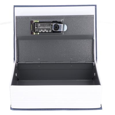 Book Shaped Steel Safe Classic Secret Book Safe Lock Password Type Household Storage Box