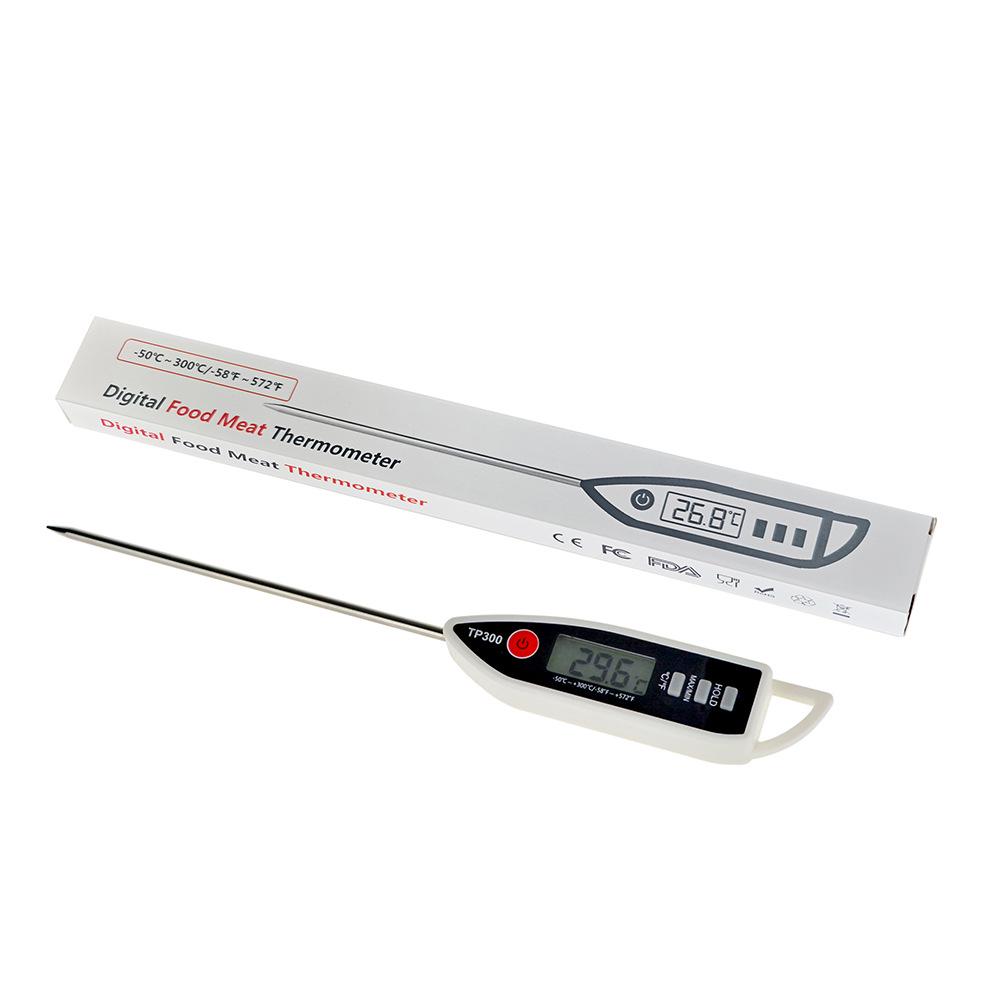 TP300 Electronic Probe Meat Thermometer for Kitchen, BBQ, Frying, Baking, and Grilling