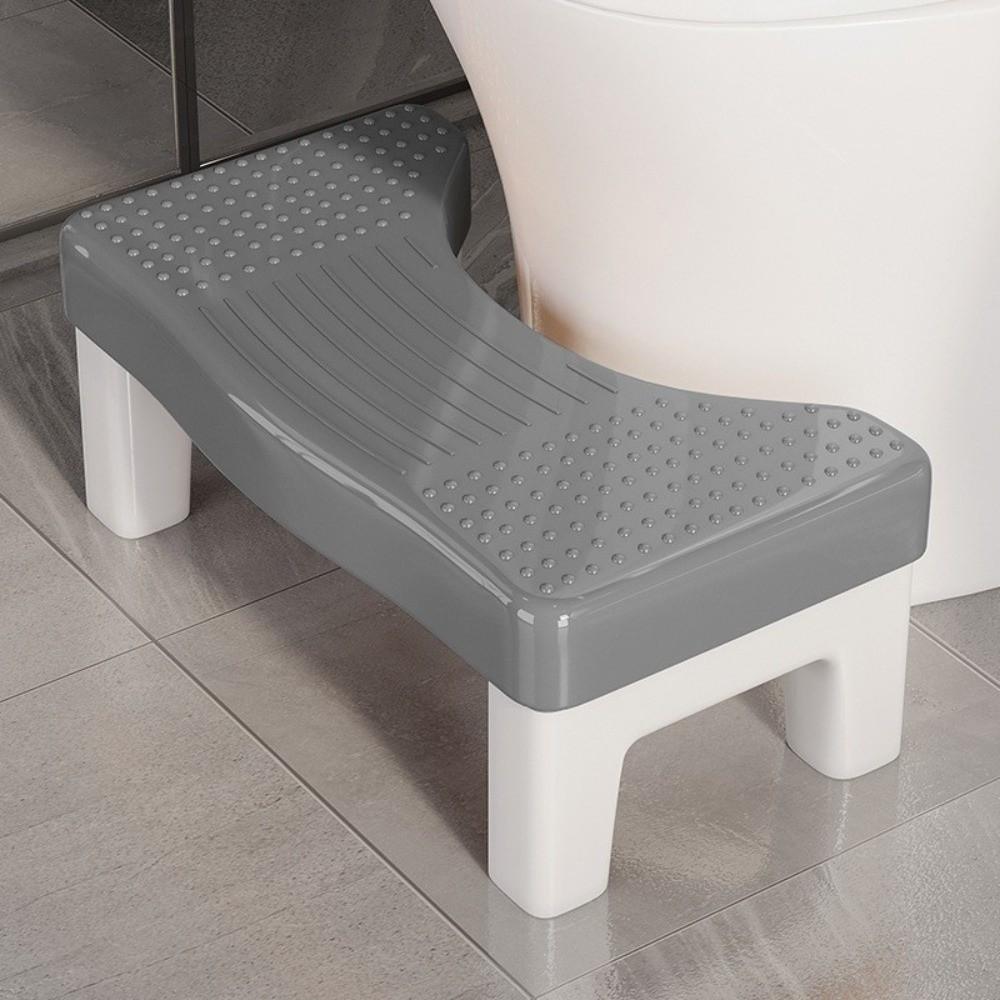 Rutschfester Badezimmer-Fußhocker Stuhl Stabile Fußstütze Stuhl Toilettenstuhl Badezimmer
